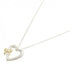Pendant Necklace Sterling Silver and 18K Yellow Gold