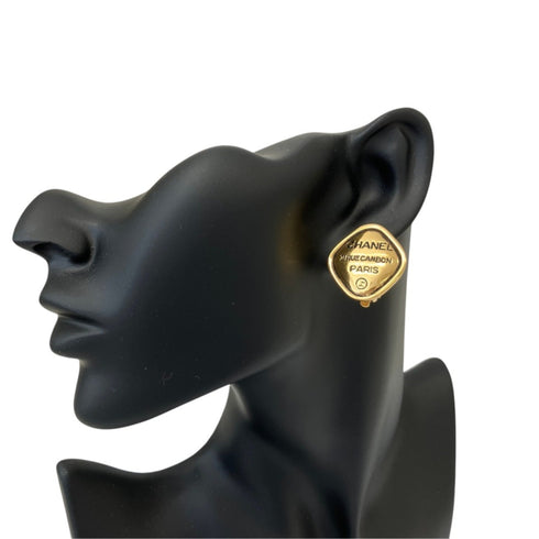 Earrings Gold-Tone Metal