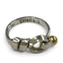 Hook Eye Ring 18K Yellow Gold and Sterling Silver