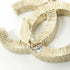 Necklace Metal Gold and White Pendant Necklace
