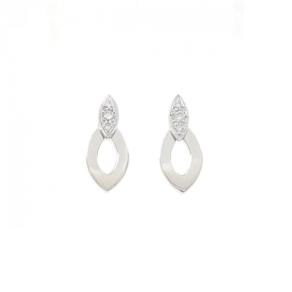 Earrings 18K White Gold