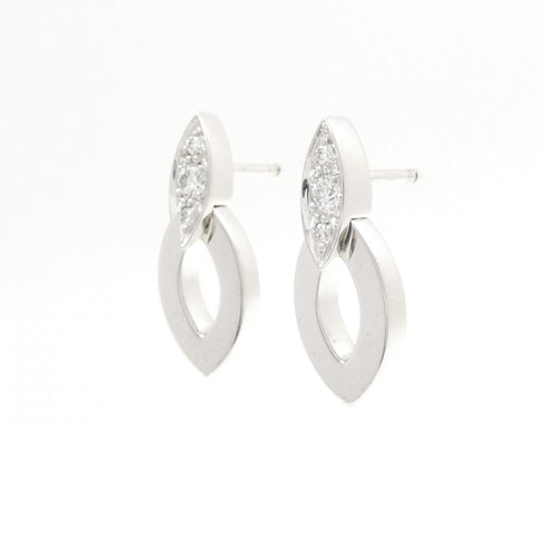 Earrings 18K White Gold