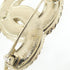 Brooch Metal Black White Gold