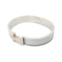 Click H Bracelet Blue Matte Silver