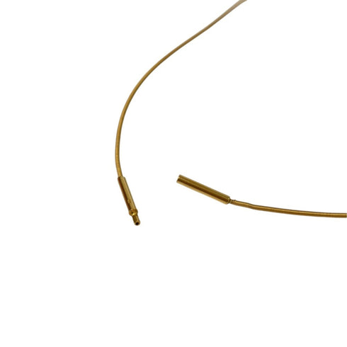 Cage d'H Pendant Necklace Gold Orange
