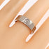 Love Ring 18K White Gold