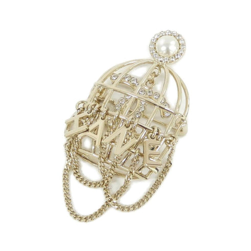 Brooch Gold-Tone Metal
