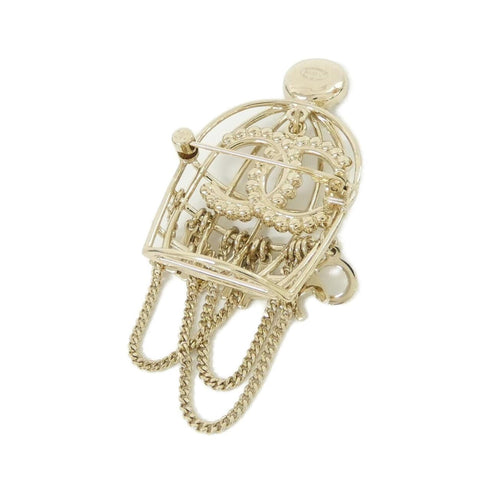 Brooch Gold-Tone Metal