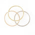 Vendome Louis Cartier Band Ring 18K Tricolor Gold