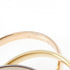 Vendome Louis Cartier Band Ring 18K Tricolor Gold