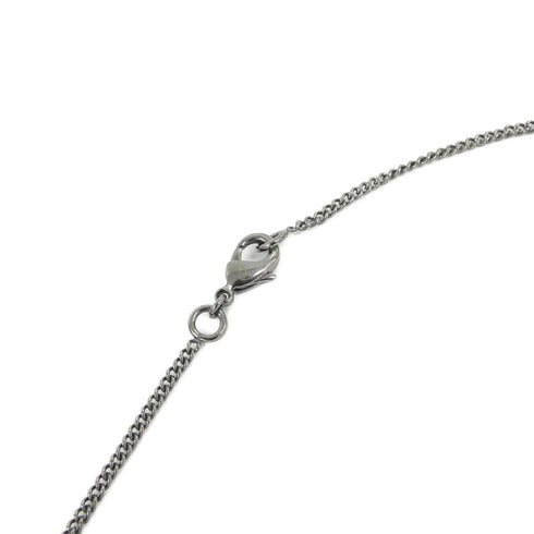 Pendant Necklace Bordeaux Silver White