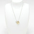 Pendant Necklace Sterling Silver and 18K Yellow Gold