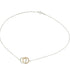 Pendant Necklace Sterling Silver and 18K Yellow Gold