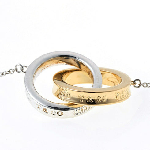Pendant Necklace Sterling Silver and 18K Yellow Gold