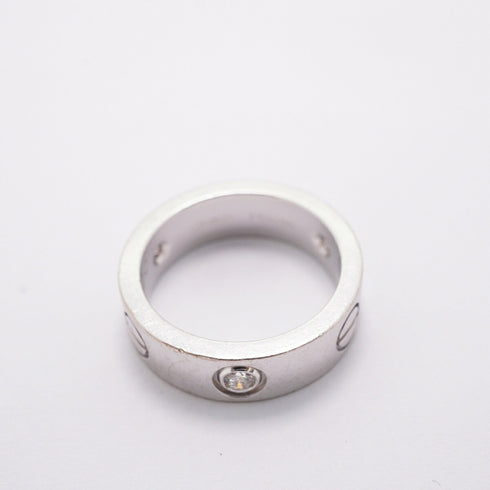 Ring 18K White Gold with Diamond