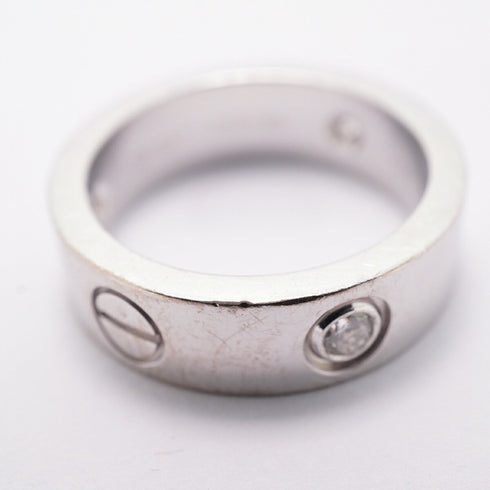 Ring 18K White Gold with Diamond