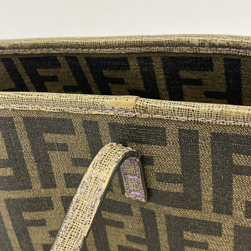 Roll Tote Zucca Coated Canvas Large