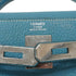 Kelly Handbag Blue Togo with Palladium Hardware 32
