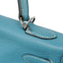 Kelly Handbag Blue Togo with Palladium Hardware 32