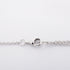 Camellia Pendant Necklace 18K White Gold with Diamond
