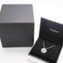 Camellia Pendant Necklace 18K White Gold with Diamond