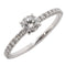 Ring Platinum with Diamond