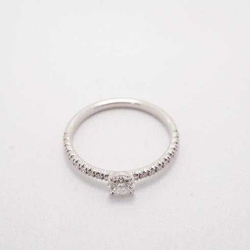 Ring Platinum with Diamond