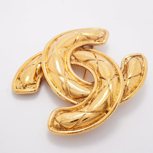 CC Logo Brooch Metal