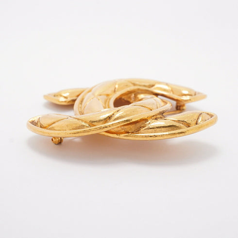 CC Logo Brooch Metal