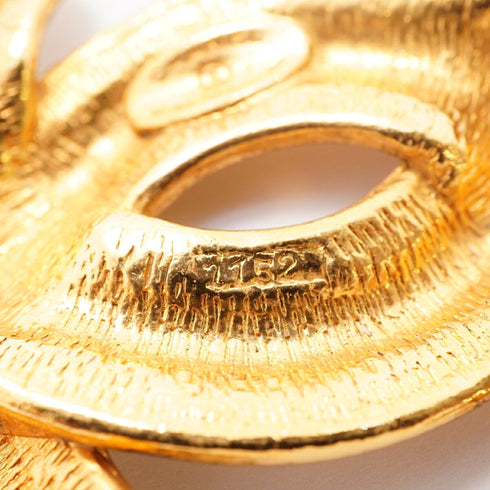CC Logo Brooch Metal