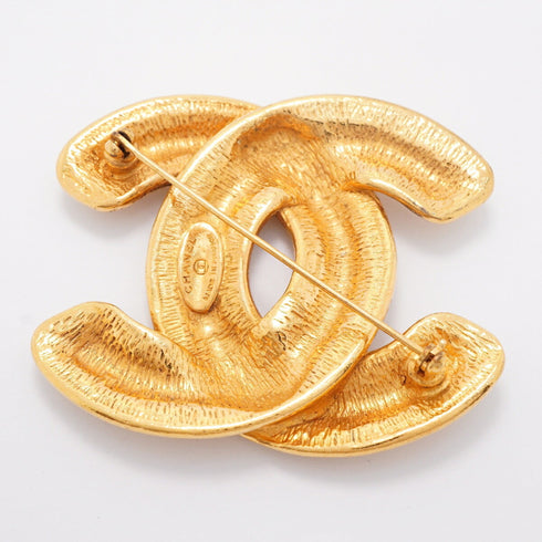 CC Logo Brooch Metal
