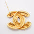 CC Logo Brooch Metal