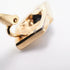 Rhinestone Clip-On Earrings Gold and Rhinestone