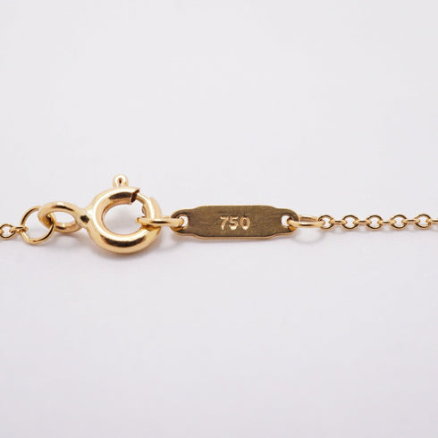Notes Bar Pendant Necklace 18K Yellow Gold