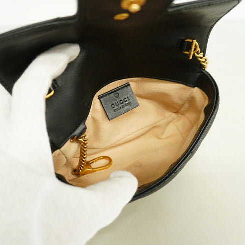 GG Marmont Flap Bag Matelasse Leather Super Mini