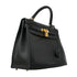 Kelly Handbag Black Epsom with Gold Hardware 32