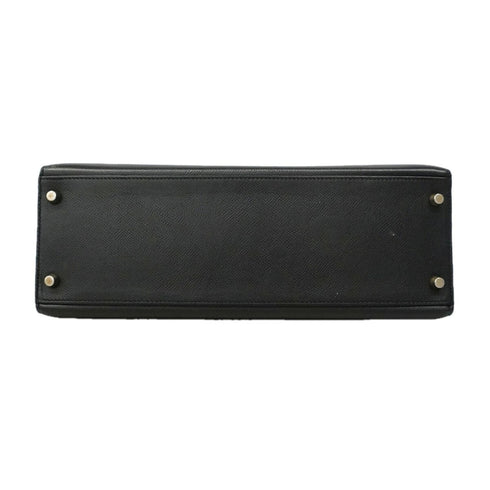 Kelly Handbag Black Epsom with Gold Hardware 32