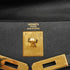 Kelly Handbag Black Epsom with Gold Hardware 32
