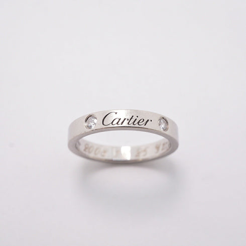 C de Cartier Ring Platinum
