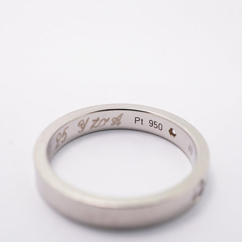 C de Cartier Ring Platinum