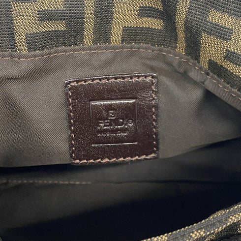 Vintage Shoulder Bag Zucca Canvas Medium