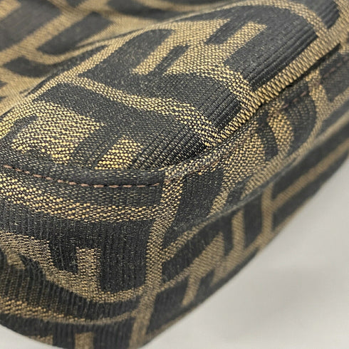 Vintage Shoulder Bag Zucca Canvas Medium