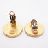 CC Logo Circle Clip-On Earrings Metal Gold-Tone Metal