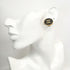 CC Logo Circle Clip-On Earrings Metal Gold-Tone Metal