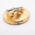 CC Logo Circle Clip-On Earrings Metal Gold-Tone Metal