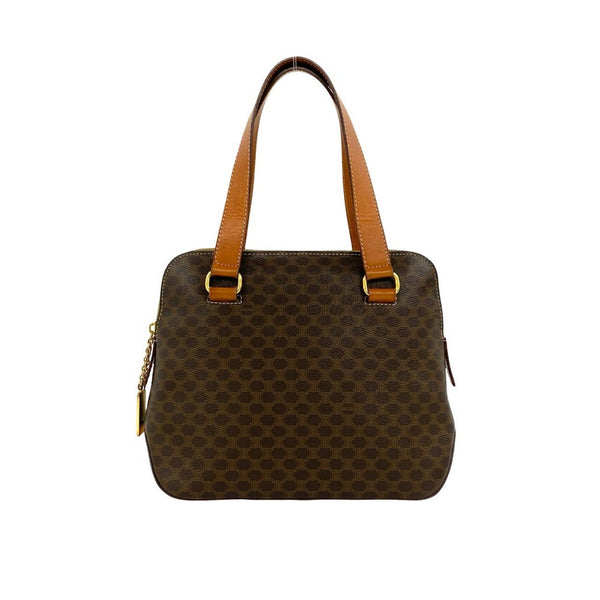 Boston Bag Triomphe Coated Canvas Small