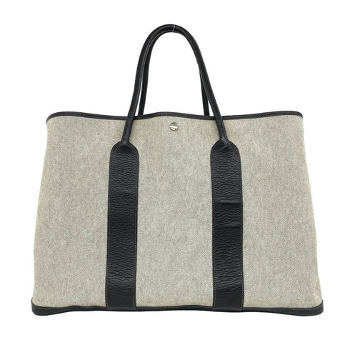 Garden Party Tote Toile and Leather 49