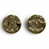 CC Logo Earrings Metal Gold-Tone Metal