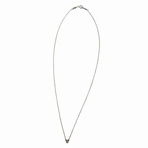 Elsa Peretti Pendant Necklace Sterling Silver 3mm