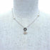 Double G Pendant Necklace Sterling Silver with Mother of Pearl